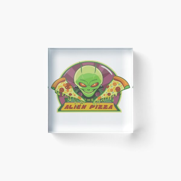 Item preview, Alien pizza designed and sold by artistua.