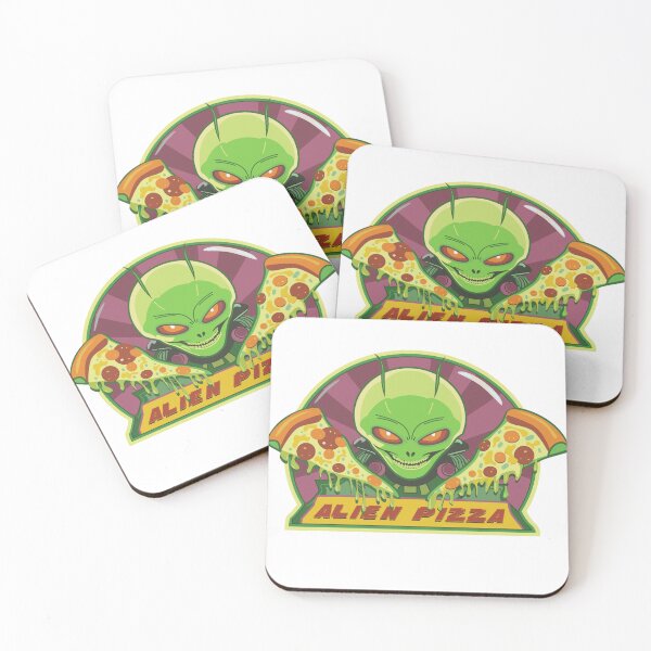 Item preview, Alien pizza designed and sold by artistua.