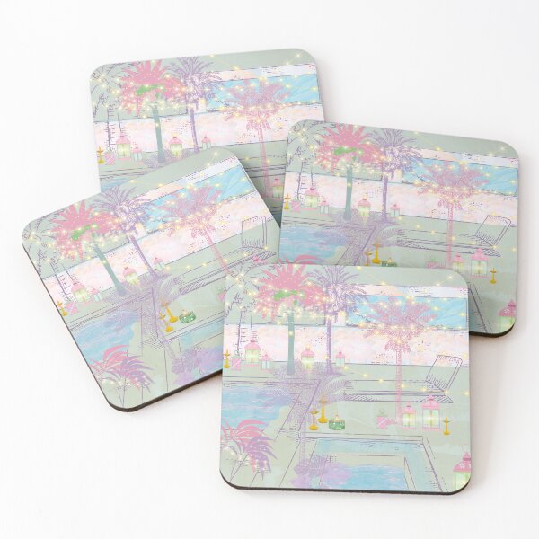 Item preview, Copy of Pool and palms, lanterns, water,  designed and sold by Sugar Wisdom .