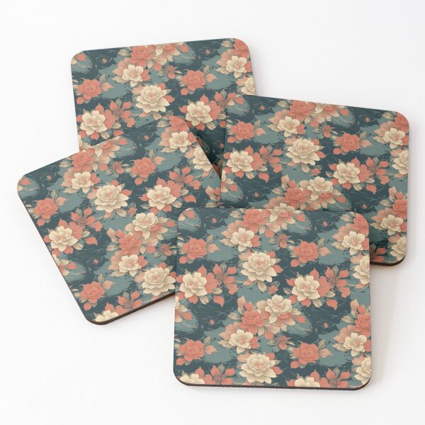 Item preview, Oriental flowers 92 designed and sold by DoodleLandShop.