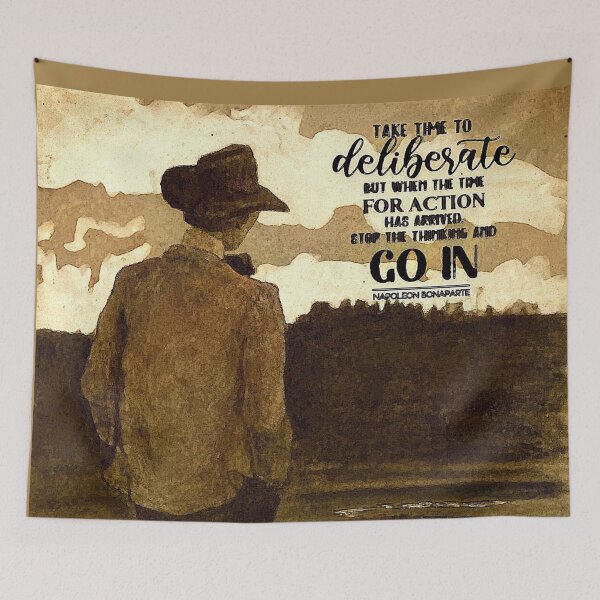 Item preview, After Deliberate Thought, Take Action designed and sold by gleefulme.