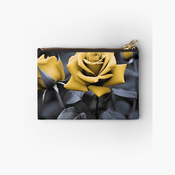 Item preview, Gray scale photo with stunning yellow rose designed and sold by dcrc.