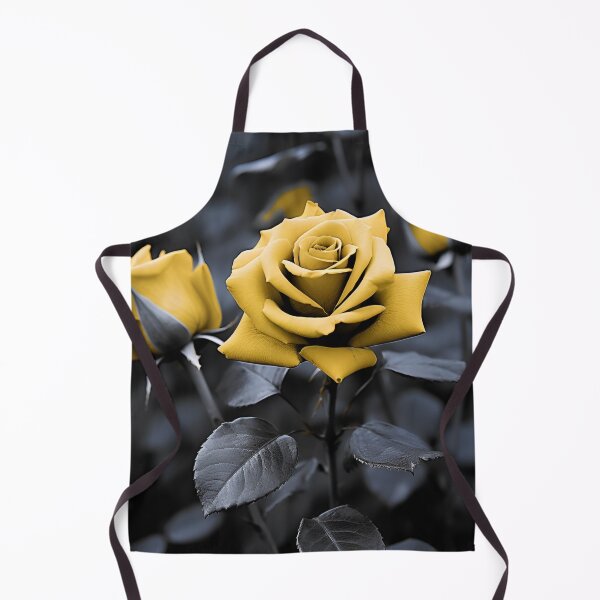 Item preview, Gray scale photo with stunning yellow rose designed and sold by dcrc.