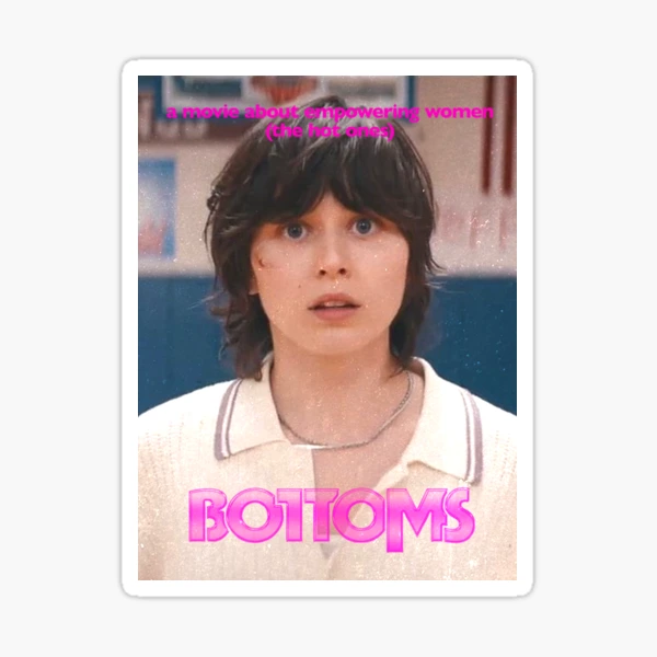 Bottoms Movie Title Sticker for Sale by FilmGal