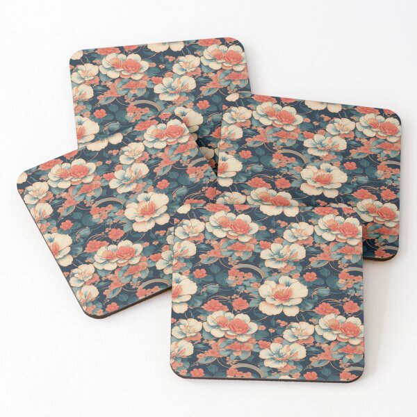Item preview, Oriental flowers 93 designed and sold by DoodleLandShop.