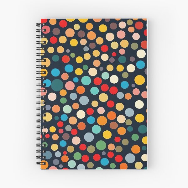Item preview, Colorful Polka Dots on Dark Background designed and sold by DesignDrifts.