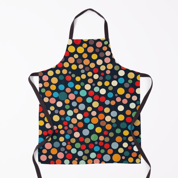 Item preview, Colorful Polka Dots on Dark Background designed and sold by DesignDrifts.