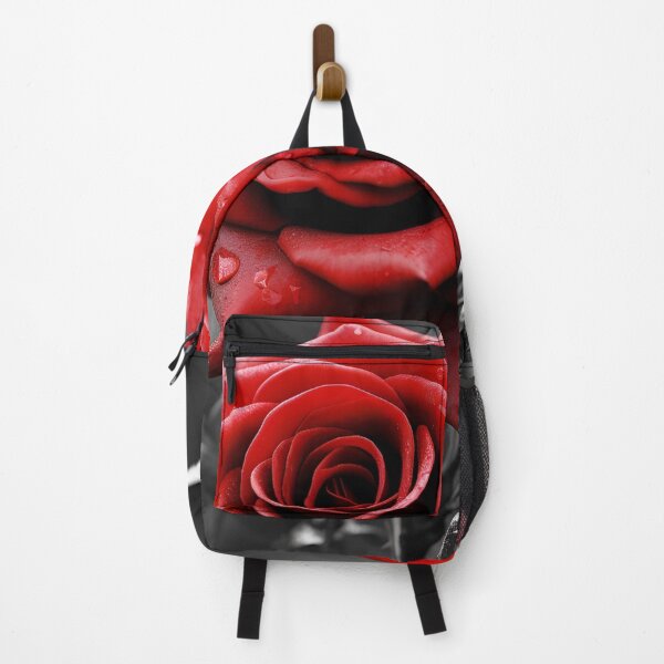 Item preview, Gray scale photo with stunning red rose designed and sold by dcrc.