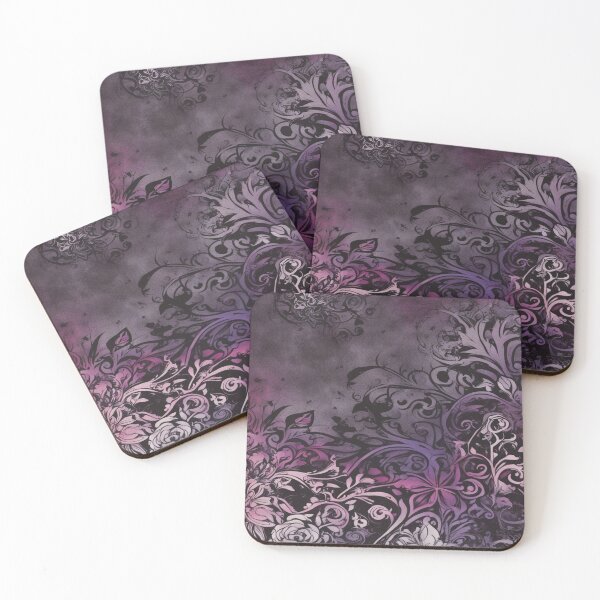 Item preview, Purple Shadows: Enchanted Florals designed and sold by Feathers & Futhark.