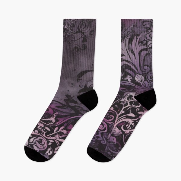 Item preview, Purple Shadows: Enchanted Florals designed and sold by Feathers & Futhark.