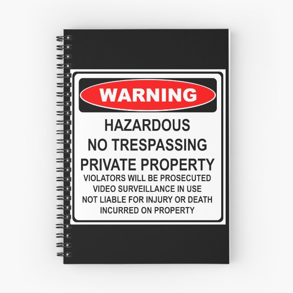 Item preview, Warning- No Trespassing 092123 18 designed and sold by Lazarustci.