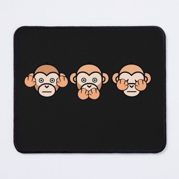 Item preview,  The 3 wise monkeys in black designed and sold by Danierf81.