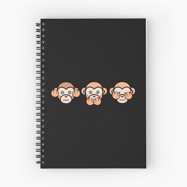 Item preview,  The 3 wise monkeys in black designed and sold by Danierf81.