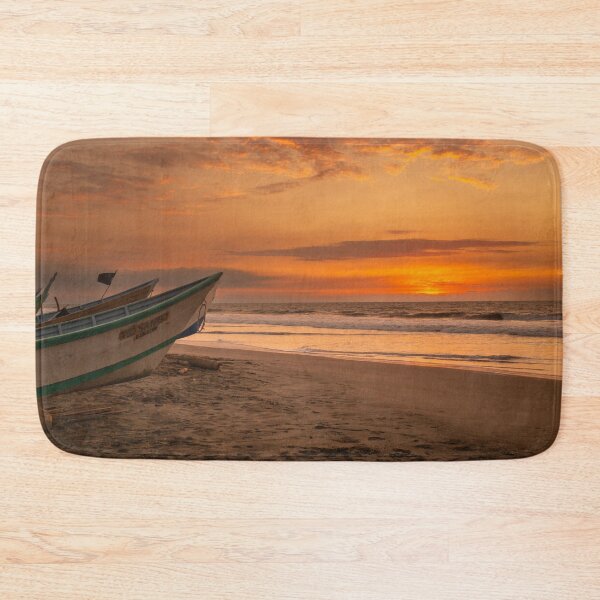 Item preview, Boats 1- Sunset on the Pacific Coast of Ecuador designed and sold by grsphotography.