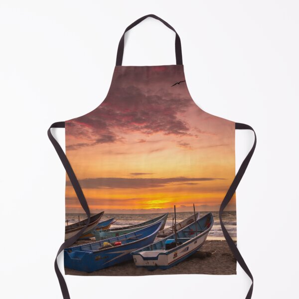 Item preview, Boats 2- Sunset on the Pacific Coast of Ecuador designed and sold by grsphotography.