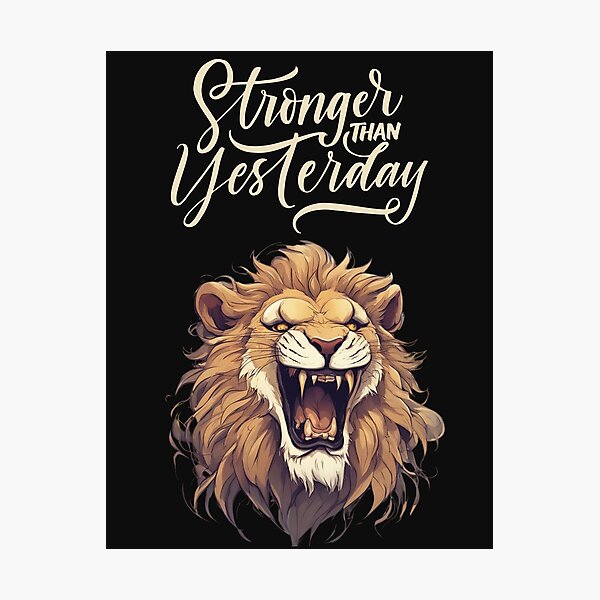 Item preview, Stronger than yesterday designed and sold by Stolperkiste.