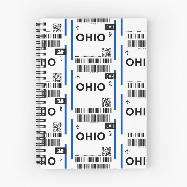 Item preview, Ohio Mini Airplane Boarding Pass designed and sold by RoamInk.