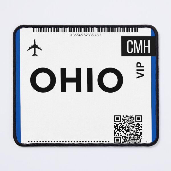 Item preview, Ohio Mini Airplane Boarding Pass designed and sold by RoamInk.