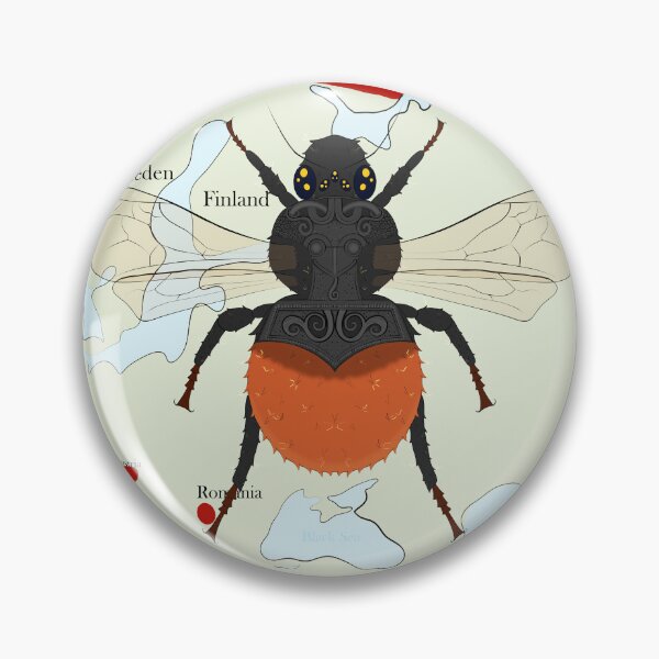 Item preview, Alpine Bumblebee (Bombus alpinus) designed and sold by amcattos.