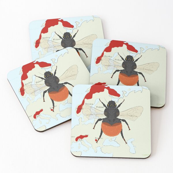 Item preview, Alpine Bumblebee (Bombus alpinus) designed and sold by amcattos.