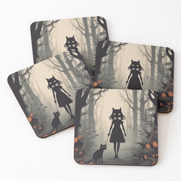 Item preview, Whiskered Whispers: Autumn's Enchanted Stroll designed and sold by Feathers & Futhark.
