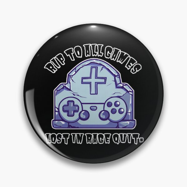 Item preview, Blue Tombstone Rage Quit designed and sold by OB Print.