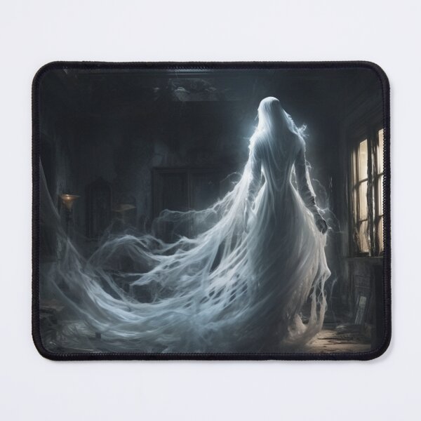 Item preview, The Ghostly Bride in a Decrepit Mansion designed and sold by yourfavdraw.