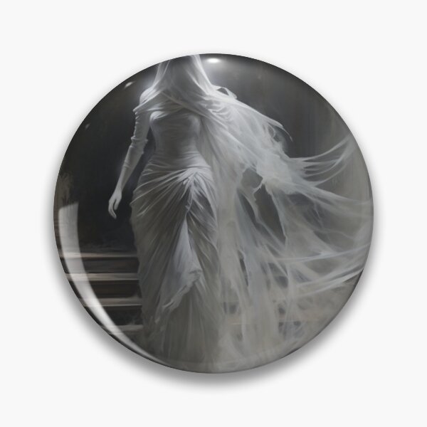 Item preview, The Ghostly Bride in a Decrepit Mansion designed and sold by yourfavdraw.