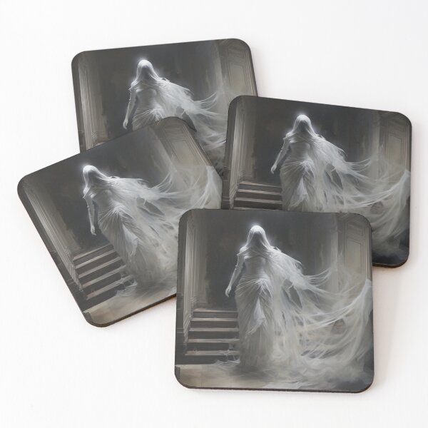 Item preview, The Ghostly Bride in a Decrepit Mansion designed and sold by yourfavdraw.