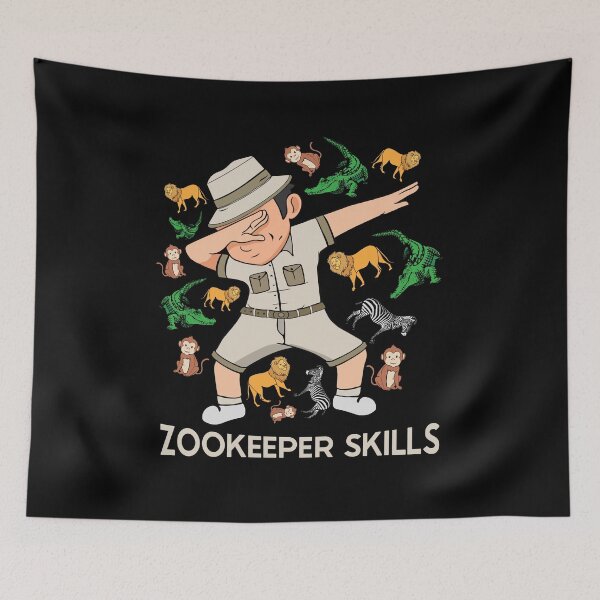 Item preview, Zookeeper Safari Animals Zoo Crew Savanna Zoo Keeper designed and sold by DSWShirts.