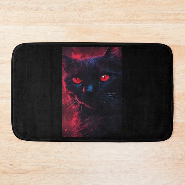 Item preview, Close up Black Goth Cat designed and sold by NPC-Trader.