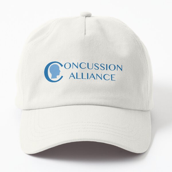 concussion alliance blue logo Dad Hat