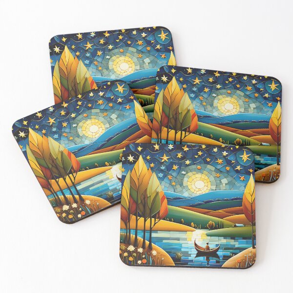Item preview, Serene River Journey Artwork designed and sold by deepakrode7.