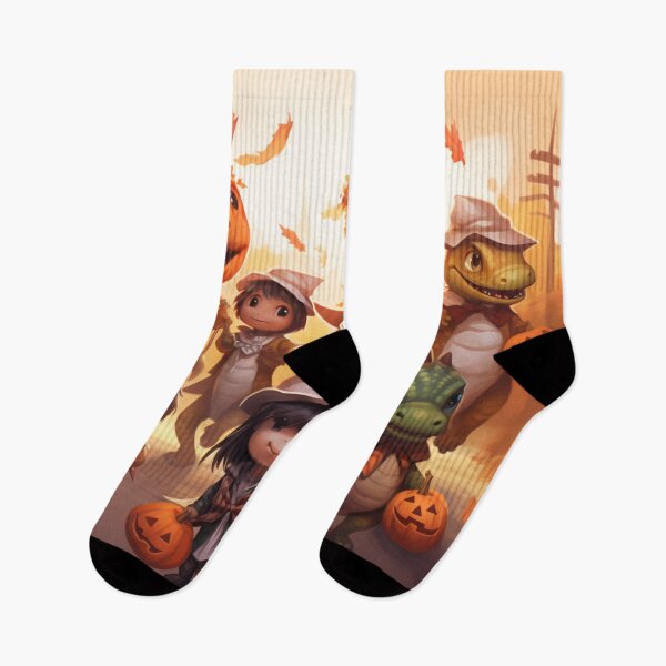 Item preview, Cute Trick-or-Treat Dinosaurs designed and sold by yourfavdraw.