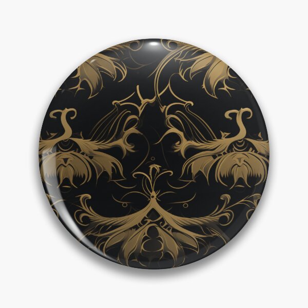 Item preview, Colorful fantasy pattern gold black ornaments elegant shiny designed and sold by G-M-Designs.