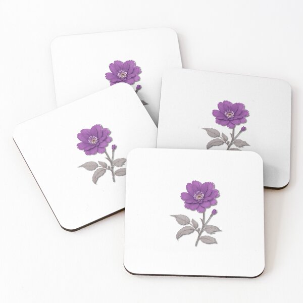 Item preview, Simple purple flower designed and sold by njokindegwa.