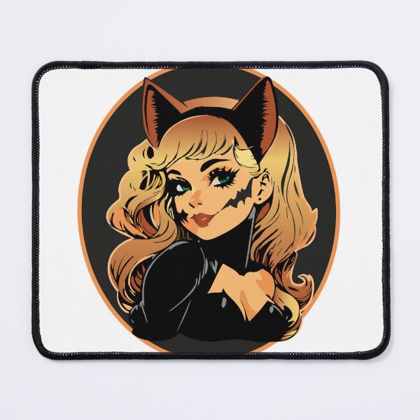 Item preview, Girl cat, Halloween designed and sold by artistua.