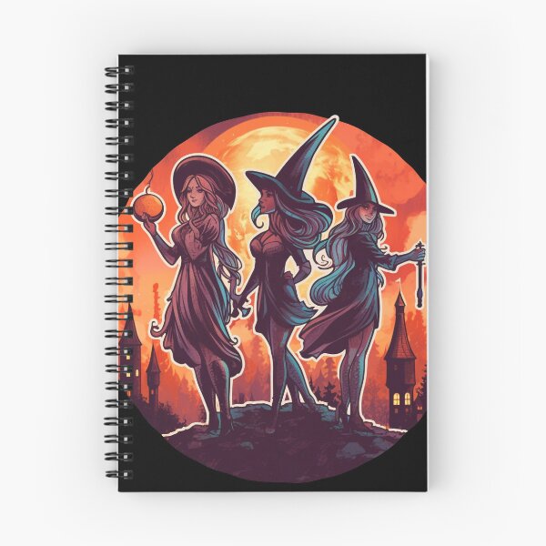 Item preview,  Three witches, happy halloween, witchees happy halloween designed and sold by PRYMULLART.