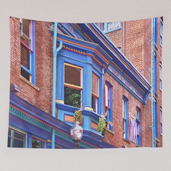 Item preview, Easton PA - Street With Bay Window designed and sold by Susan Savad.