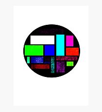Blocks Photographic Print