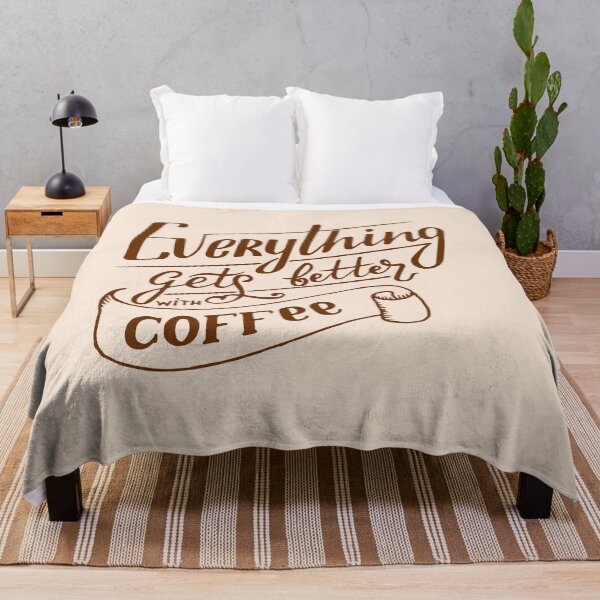 Item preview, everything gets better with coffee designed and sold by BookishSpace1.