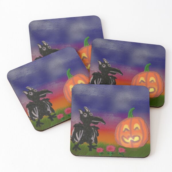 Item preview, Crow and pumpkin designed and sold by AD-drawyngs.