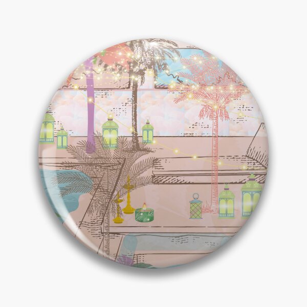 Item preview, Copy of Pool and palms, lanterns, water,  designed and sold by Sugar Wisdom .