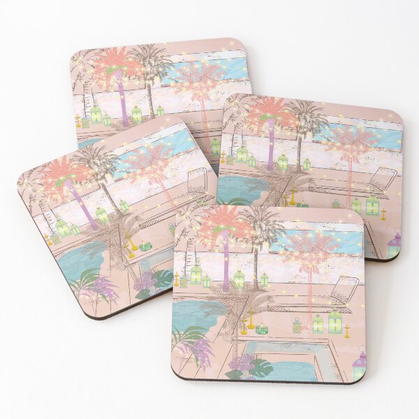 Item preview, Copy of Pool and palms, lanterns, water,  designed and sold by Sugar Wisdom .