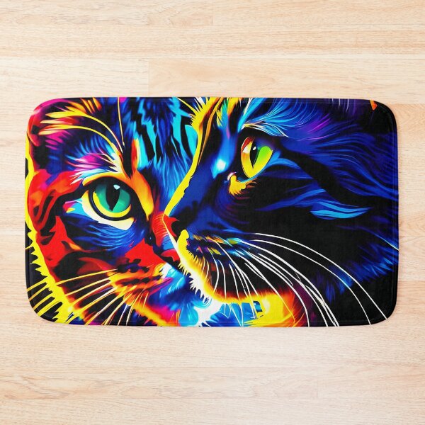 Item preview, 2 Tabby Cats - Stylized Backlit Design designed and sold by Image-Caption.