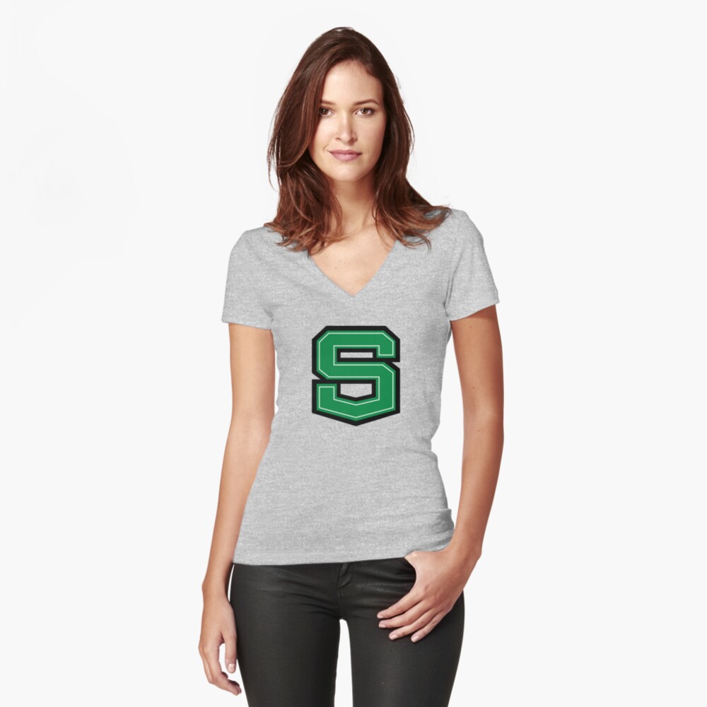 Item preview, Fitted V-Neck T-Shirt designed and sold by robertcloyce.