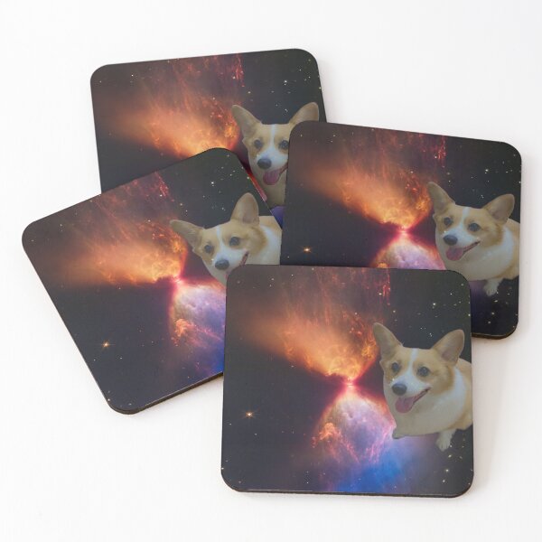Item preview, Corgi in space 3 designed and sold by The Dark Vulpine Club.
