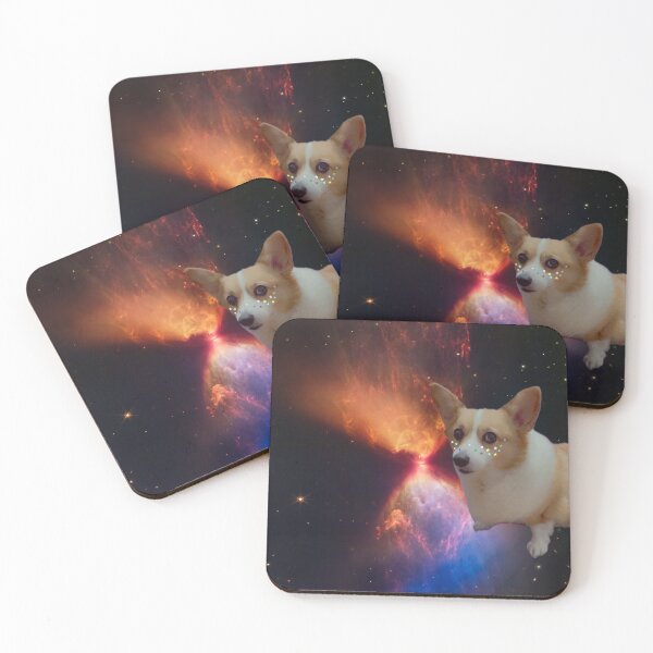 Item preview, Corgi in space 4 designed and sold by The Dark Vulpine Club.
