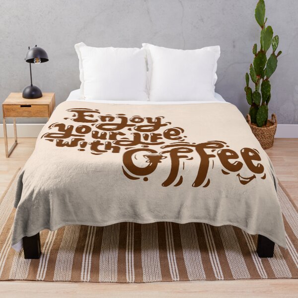 Item preview, enjoy your life with coffee designed and sold by BookishSpace1.