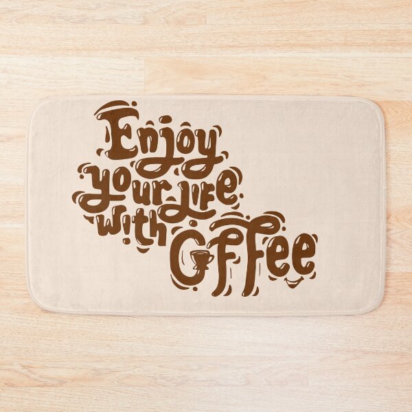 Item preview, enjoy your life with coffee designed and sold by BookishSpace1.